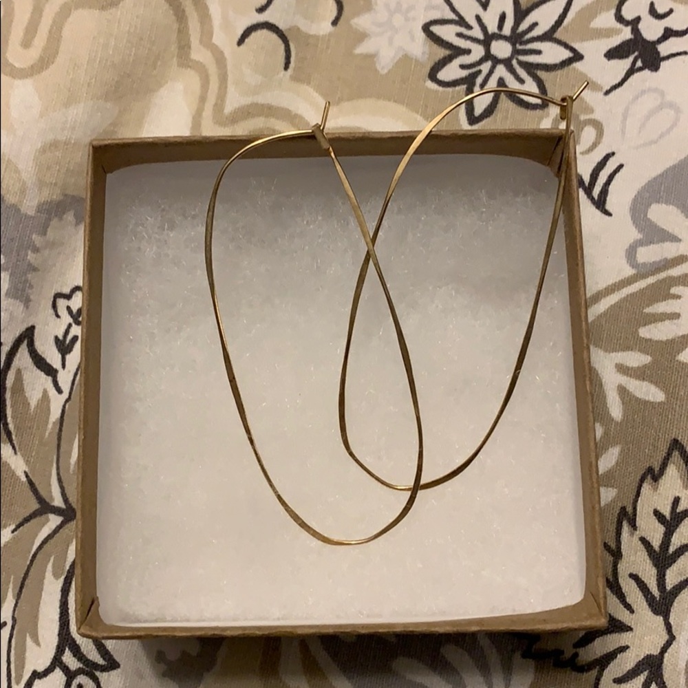 vintage gold hoop earrings